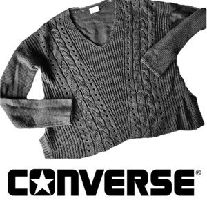 CONVERSE Cropped Cable-knit Sweater NWOT